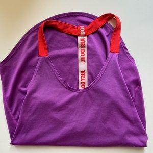 purple Nike dri-fit tank top, size small
